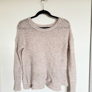 American Eagle Women's Cream Sweater